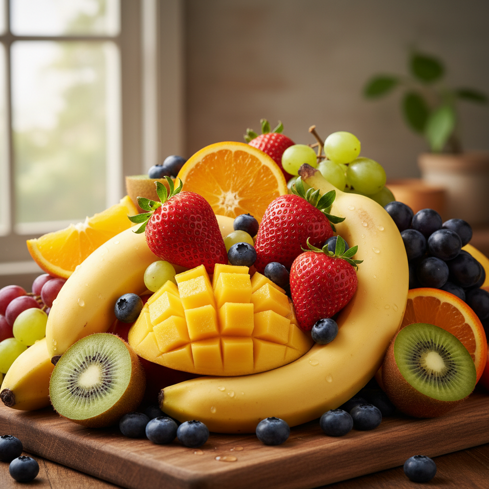 Fresh mixed fruits